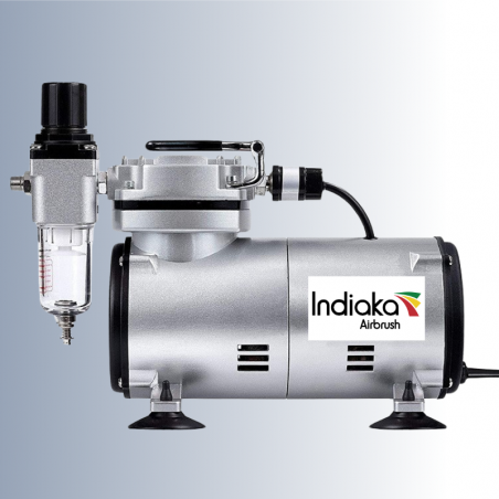 indiaka-airbrush-compresor-automatico-piston-libre de aceite