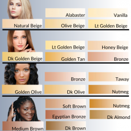 dinair-airbrush-make-up-colair-radiance-maquillaje-aerografo-color-chart
